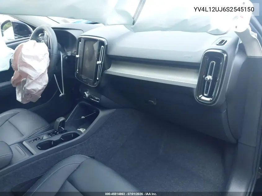 2025 Volvo Xc40 B5 Core Bright Theme VIN: YV4L12UJ6S2545150 Lot: 45514863