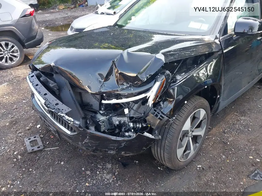 2025 Volvo Xc40 B5 Core Bright Theme VIN: YV4L12UJ6S2545150 Lot: 45514863