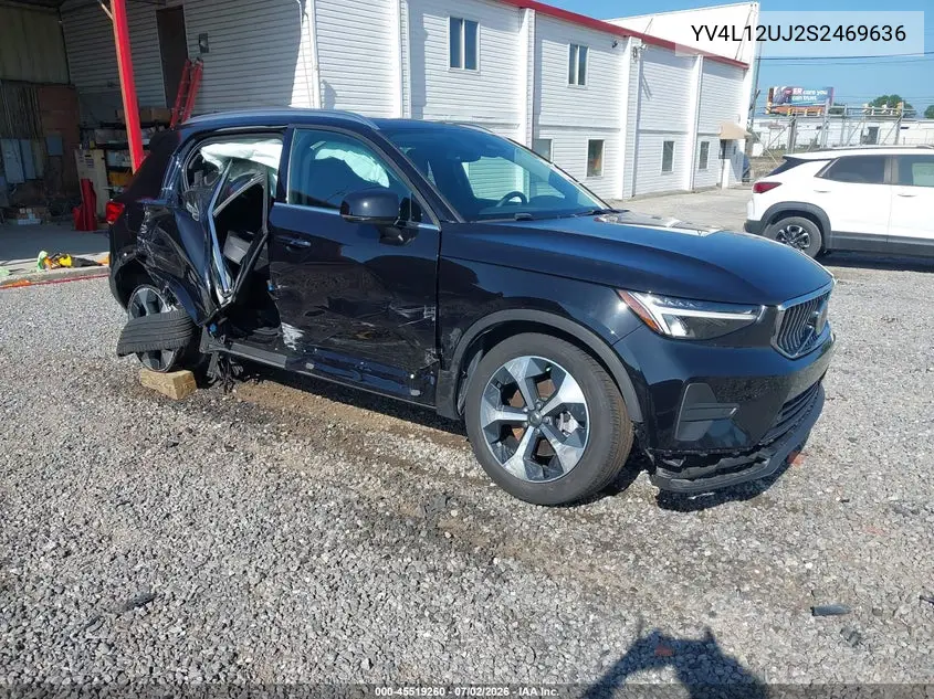 2025 Volvo Xc40 B5 Core Bright Theme VIN: YV4L12UJ2S2469636 Lot: 45519260