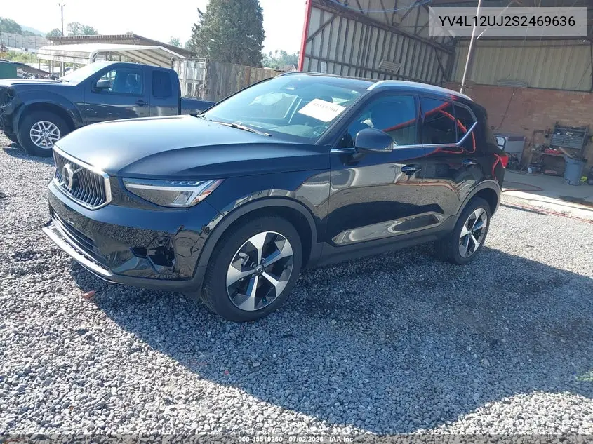 2025 Volvo Xc40 B5 Core Bright Theme VIN: YV4L12UJ2S2469636 Lot: 45519260