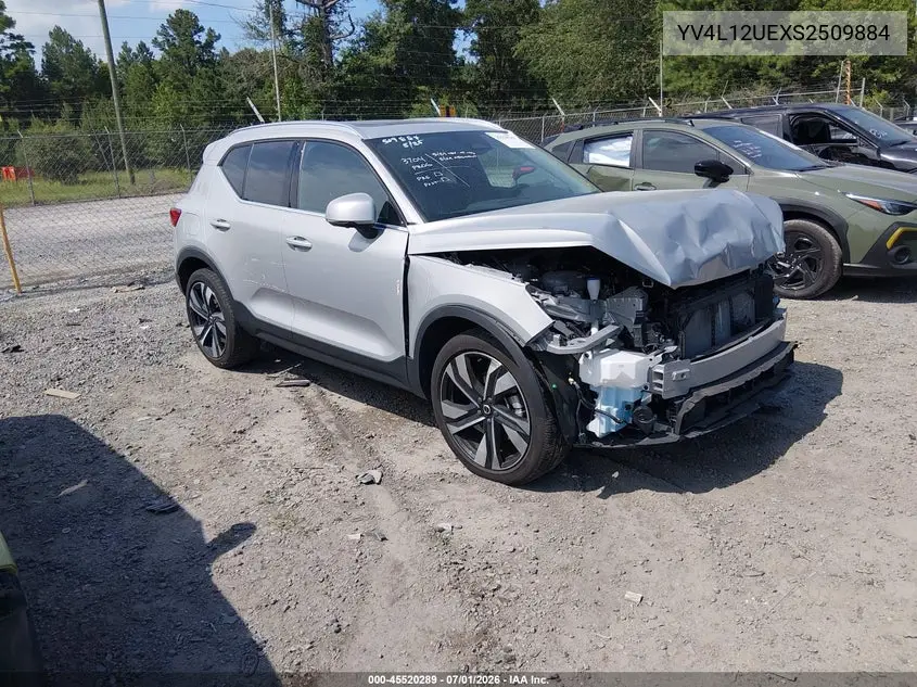 2025 Volvo Xc40 B5 Plus Bright Theme VIN: YV4L12UEXS2509884 Lot: 45520289