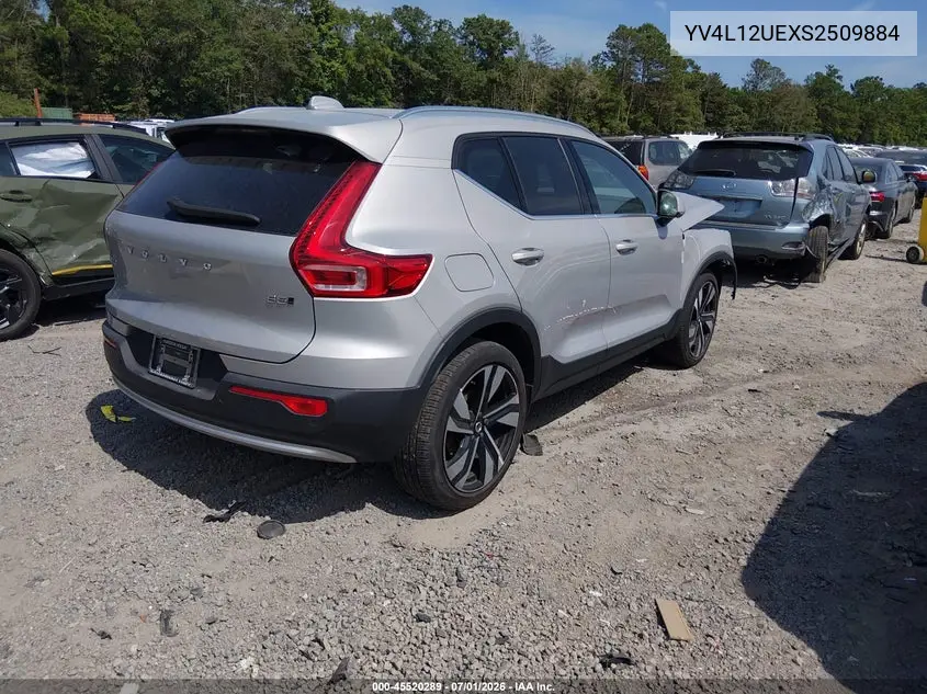2025 Volvo Xc40 B5 Plus Bright Theme VIN: YV4L12UEXS2509884 Lot: 45520289