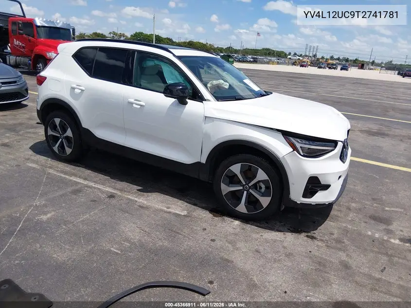2026 Volvo Xc40 Plus, B5 Awd Gas (Mild Hybrid), Dark VIN: YV4L12UC9T2741781 Lot: 45366911