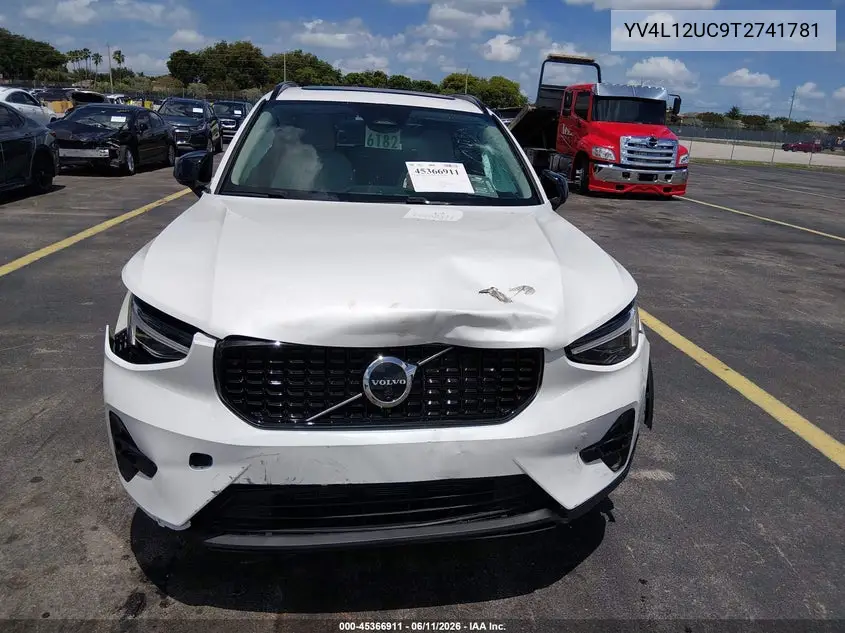 2026 Volvo Xc40 Plus, B5 Awd Gas (Mild Hybrid), Dark VIN: YV4L12UC9T2741781 Lot: 45366911