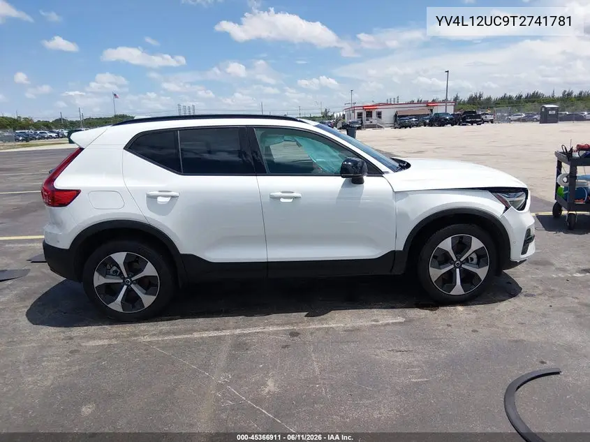 2026 Volvo Xc40 Plus, B5 Awd Gas (Mild Hybrid), Dark VIN: YV4L12UC9T2741781 Lot: 45366911