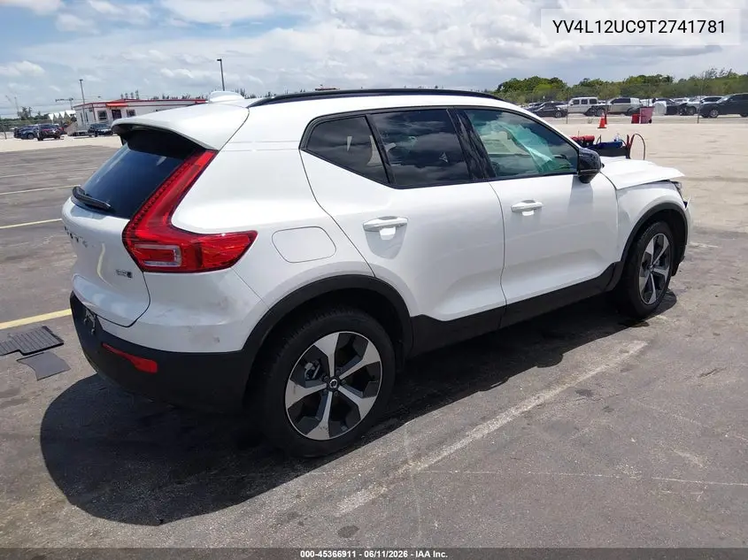 2026 Volvo Xc40 Plus, B5 Awd Gas (Mild Hybrid), Dark VIN: YV4L12UC9T2741781 Lot: 45366911