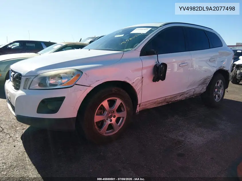 2010 Volvo Xc60 3.2 VIN: YV4982DL9A2077498 Lot: 45580501