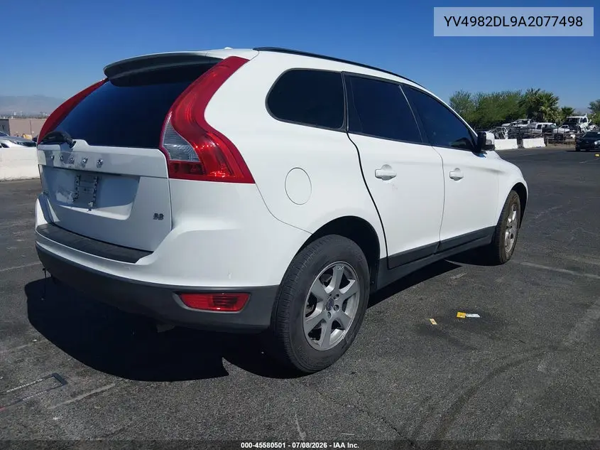 2010 Volvo Xc60 3.2 VIN: YV4982DL9A2077498 Lot: 45580501