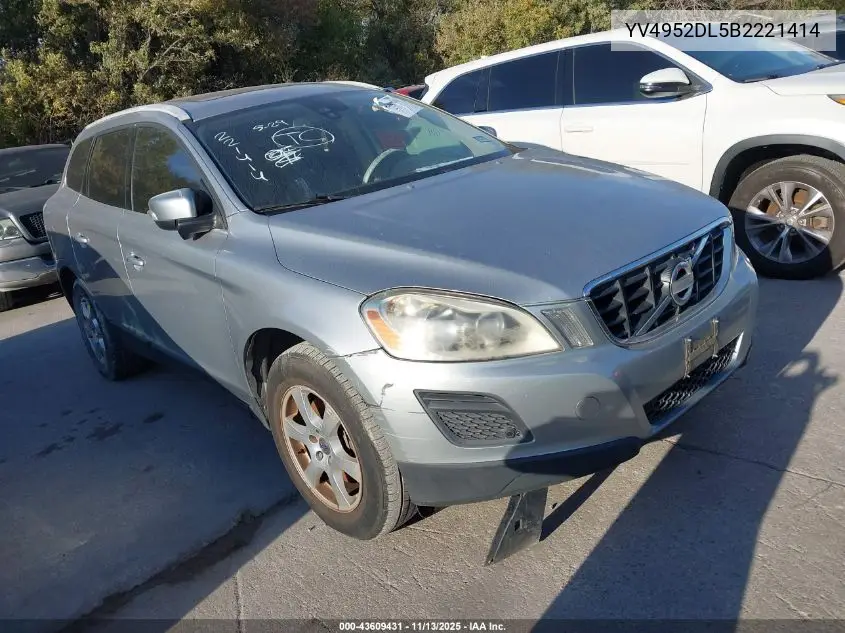 YV4952DL5B2221414 2011 Volvo Xc60 3.2/3.2 R-Design