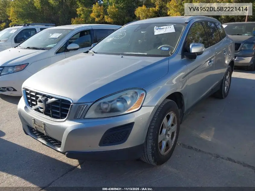 YV4952DL5B2221414 2011 Volvo Xc60 3.2/3.2 R-Design