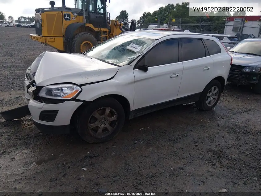 2011 Volvo Xc60 3.2 VIN: YV4952DZ8B2220052 Lot: 45364132