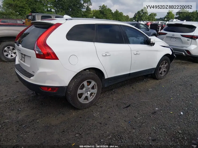 2011 Volvo Xc60 3.2 VIN: YV4952DZ8B2220052 Lot: 45364132