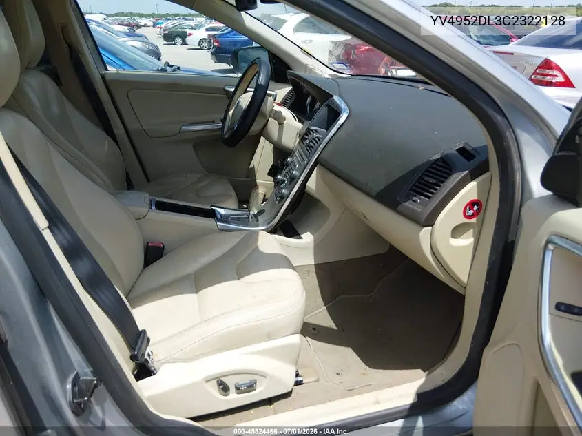 2012 Volvo Xc60 3.2/3.2 Platinum/3.2 Premier/3.2 Premier Plus VIN: YV4952DL3C2322128 Lot: 45524466