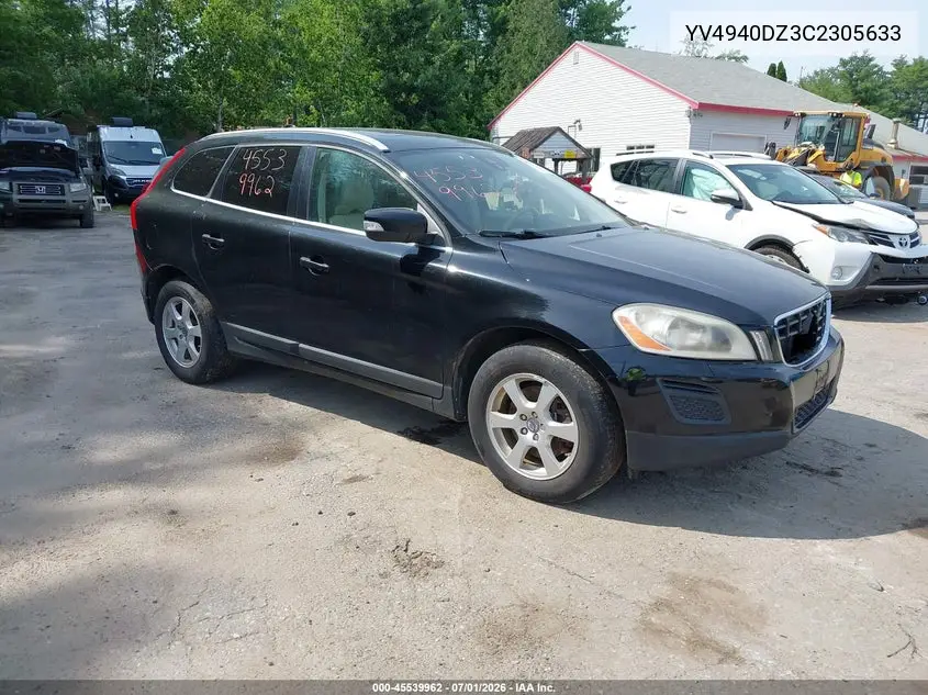 2012 Volvo Xc60 3.2/3.2 Platinum/3.2 Premier/3.2 Premier Plus VIN: YV4940DZ3C2305633 Lot: 45539962