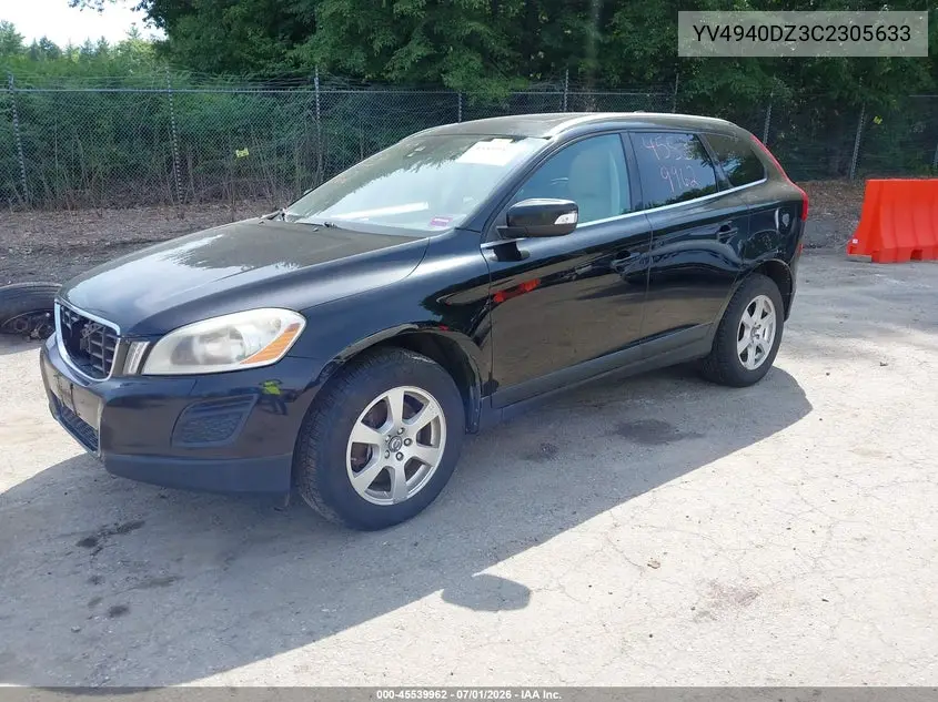 2012 Volvo Xc60 3.2/3.2 Platinum/3.2 Premier/3.2 Premier Plus VIN: YV4940DZ3C2305633 Lot: 45539962