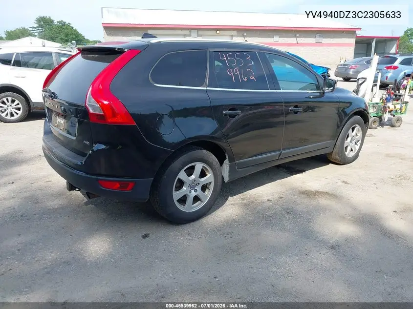 2012 Volvo Xc60 3.2/3.2 Platinum/3.2 Premier/3.2 Premier Plus VIN: YV4940DZ3C2305633 Lot: 45539962