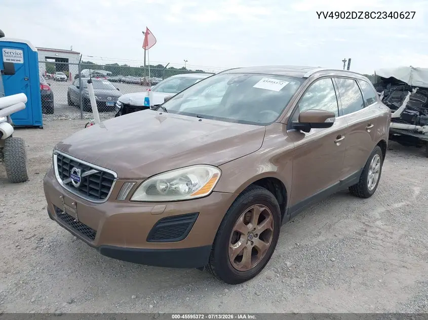 2012 Volvo Xc60 T6/T6 Platinum/T6 Premier Plus/T6 R-Design/T6 R-Design Platinum/T6 R-Design Premier Plus VIN: YV4902DZ8C2340627 Lot: 45595372