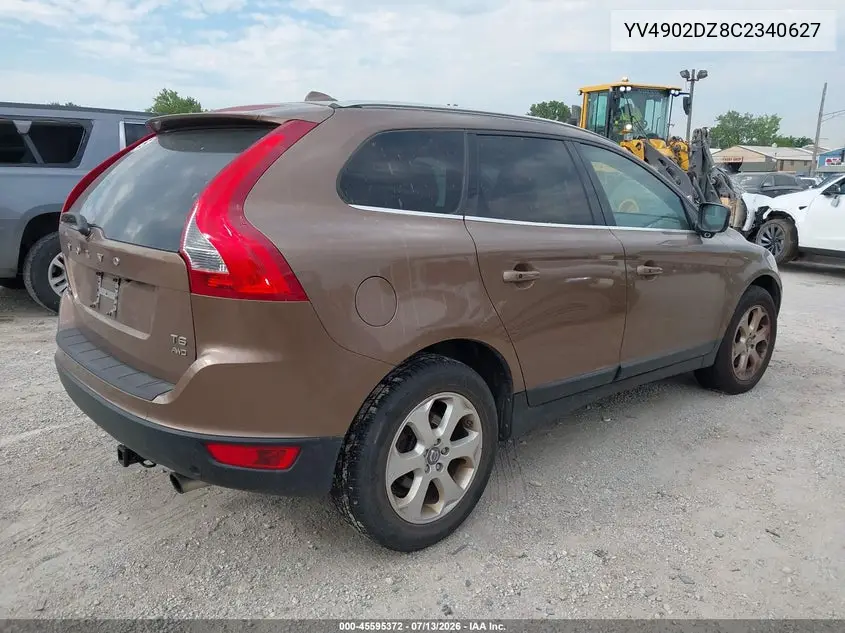 2012 Volvo Xc60 T6/T6 Platinum/T6 Premier Plus/T6 R-Design/T6 R-Design Platinum/T6 R-Design Premier Plus VIN: YV4902DZ8C2340627 Lot: 45595372