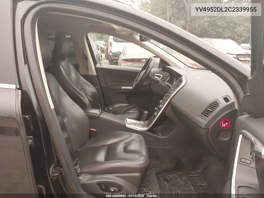 2012 Volvo Xc60 3.2/3.2 Platinum/3.2 Premier/3.2 Premier Plus VIN: YV4952DL2C2339955 Lot: 45598892