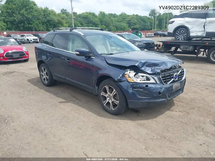 2012 Volvo Xc60 T6 Platinum VIN: YV4902DZ1C2289309 Lot: 45681549