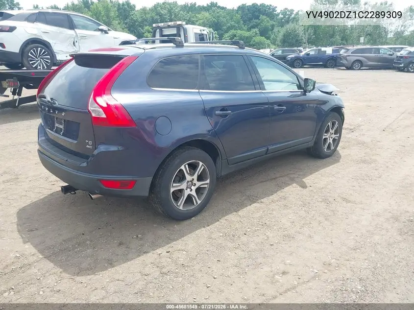 2012 Volvo Xc60 T6 Platinum VIN: YV4902DZ1C2289309 Lot: 45681549