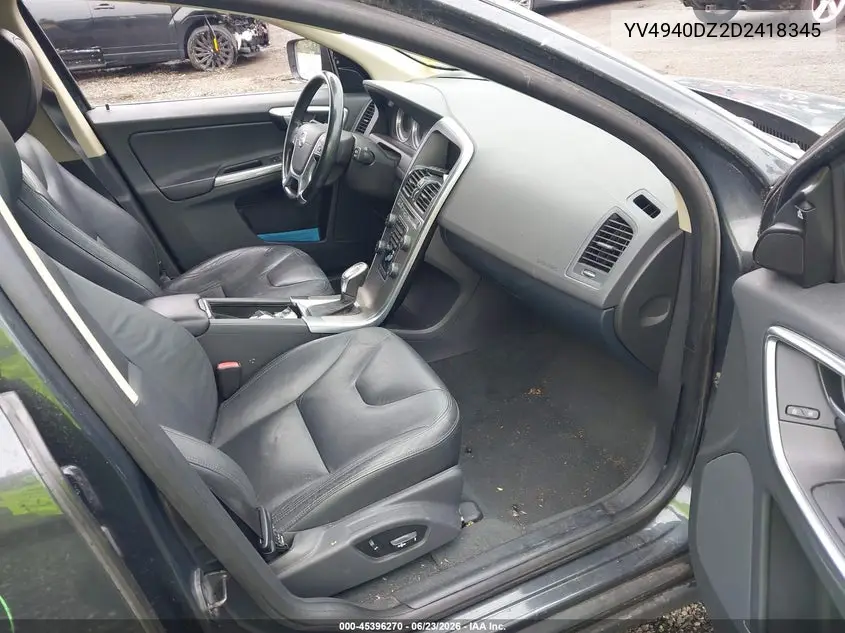 2013 Volvo Xc60 3.2 Premier VIN: YV4940DZ2D2418345 Lot: 45396270