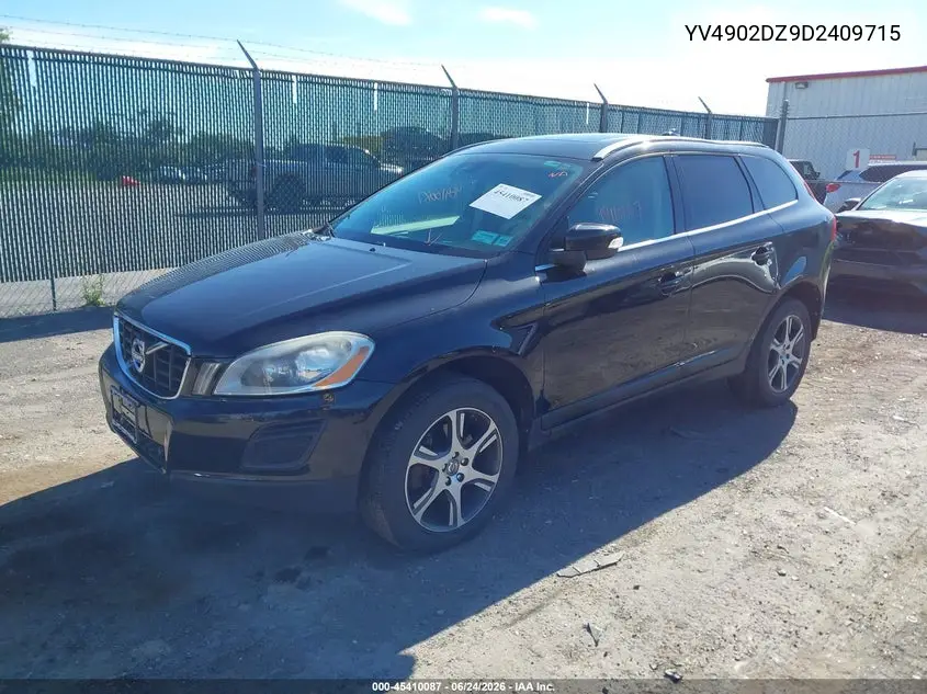 2013 Volvo Xc60 T6/T6 Platinum/T6 Premier Plus/T6 R-Design/T6 R-Design Platinum/T6 R-Design Premier Plus VIN: YV4902DZ9D2409715 Lot: 45410087
