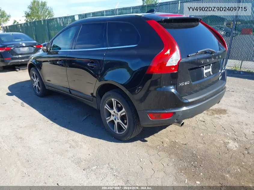 2013 Volvo Xc60 T6/T6 Platinum/T6 Premier Plus/T6 R-Design/T6 R-Design Platinum/T6 R-Design Premier Plus VIN: YV4902DZ9D2409715 Lot: 45410087