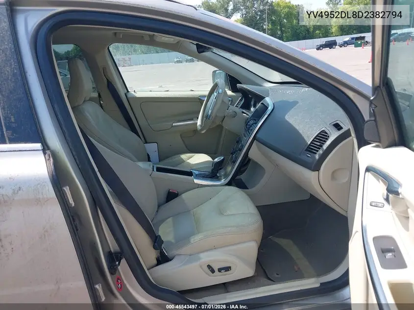 2013 Volvo Xc60 3.2/3.2 Platinum/3.2 Premier/3.2 Premier Plus VIN: YV4952DL8D2382794 Lot: 45543497