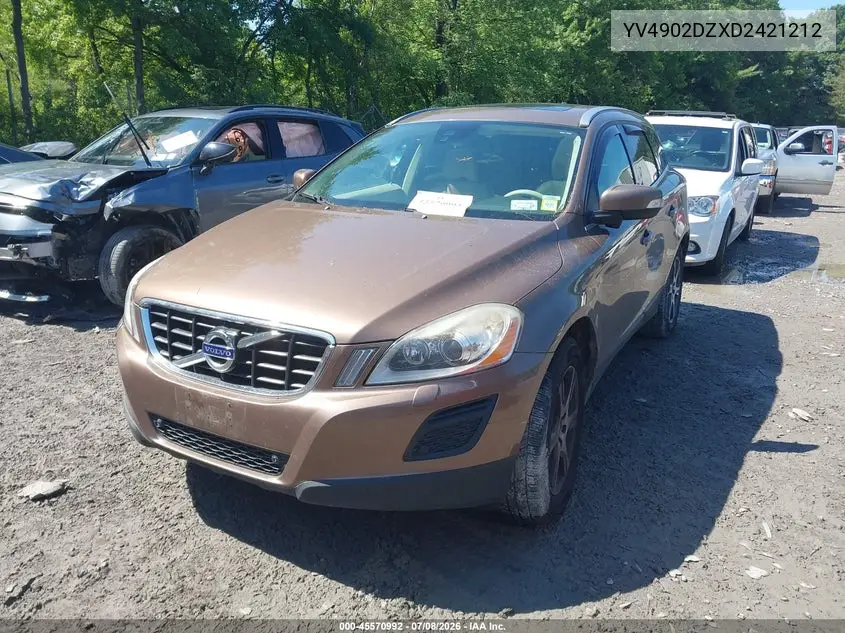 2013 Volvo Xc60 T6 VIN: YV4902DZXD2421212 Lot: 45570992