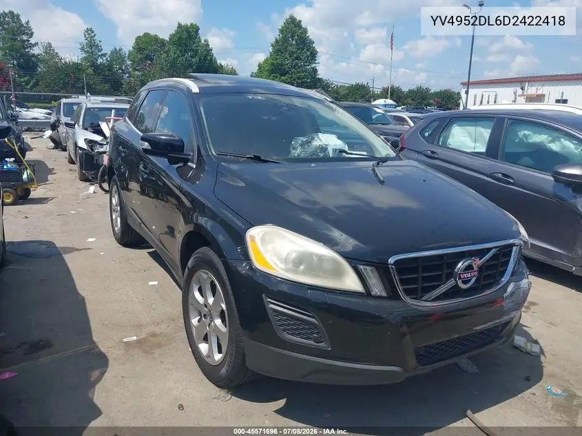 2013 Volvo Xc60 3.2 Premier VIN: YV4952DL6D2422418 Lot: 45571696
