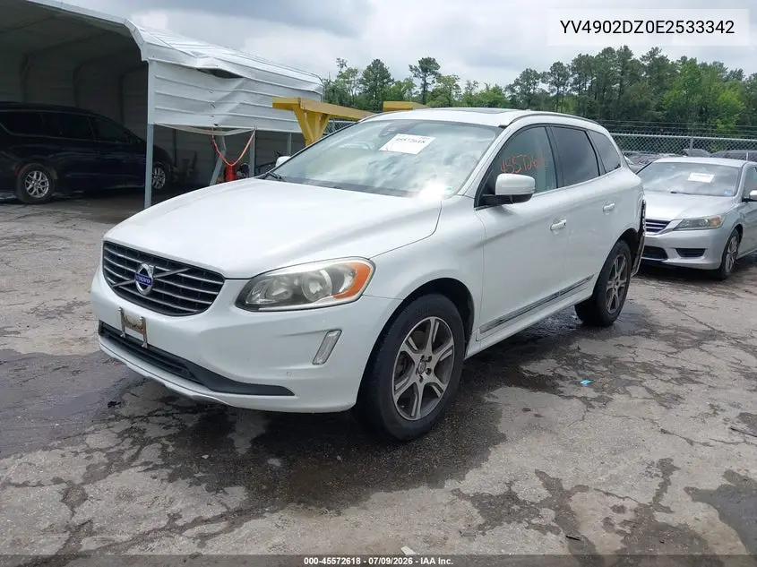 2014 Volvo Xc60 T6 VIN: YV4902DZ0E2533342 Lot: 45572618