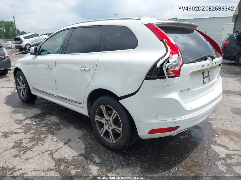 2014 Volvo Xc60 T6 VIN: YV4902DZ0E2533342 Lot: 45572618