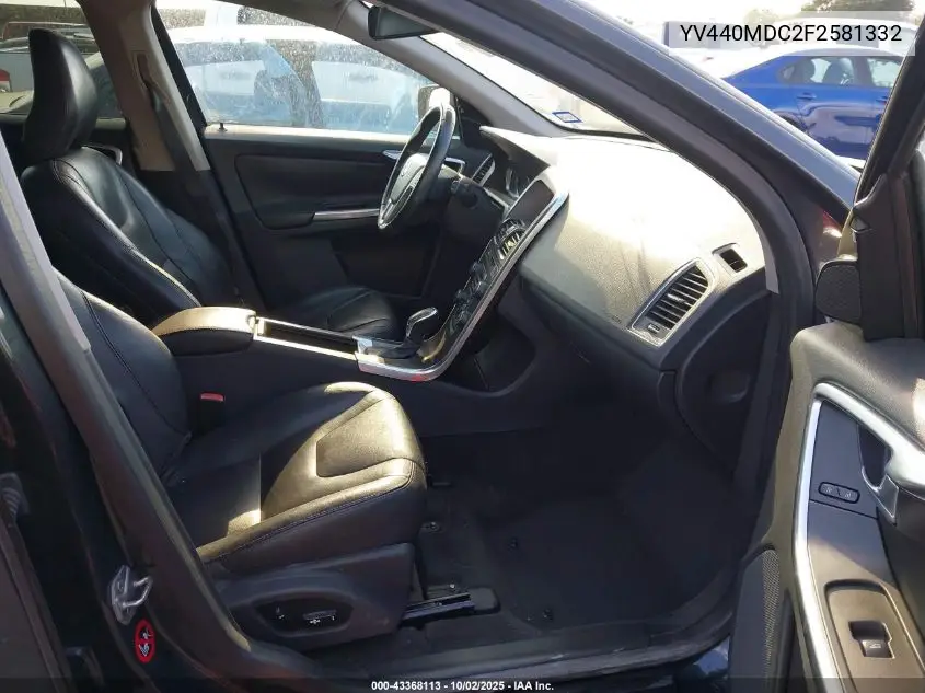YV440MDC2F2581332 2015 Volvo Xc60 T5 Premier Plus