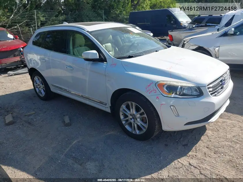 2015 Volvo Xc60 T5 Platinum VIN: YV4612RM1F2724458 Lot: 45405285