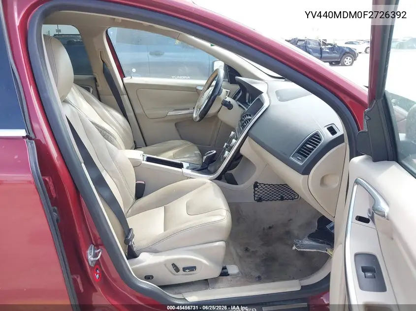 2015 Volvo Xc60 T5 Platinum VIN: YV440MDM0F2726392 Lot: 45456731