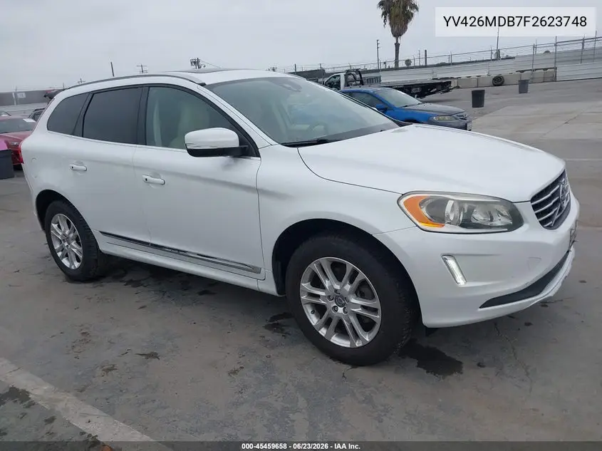 2015 Volvo Xc60 T5 Premier VIN: YV426MDB7F2623748 Lot: 45459658