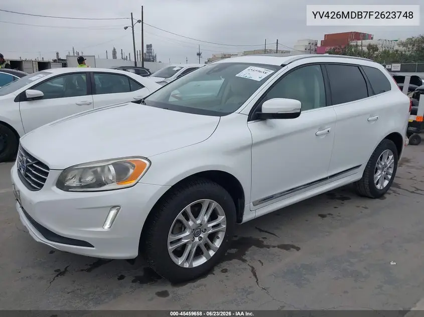 2015 Volvo Xc60 T5 Premier VIN: YV426MDB7F2623748 Lot: 45459658