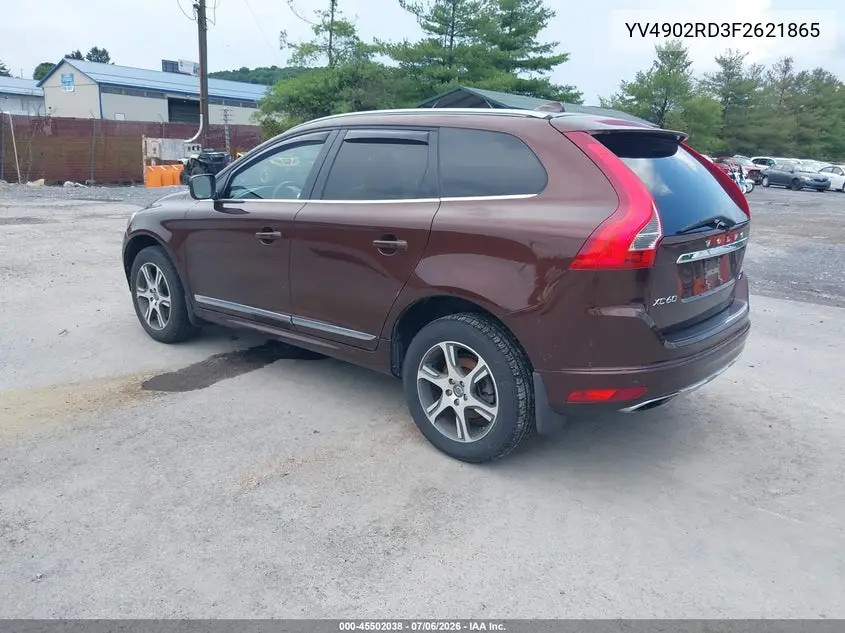 2015 Volvo Xc60 T6 Platinum VIN: YV4902RD3F2621865 Lot: 45502038