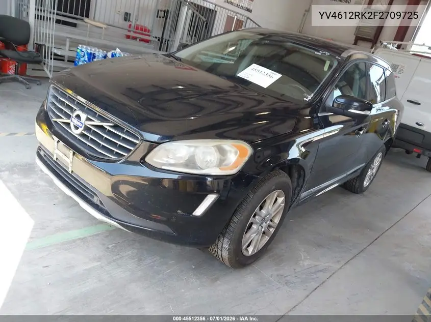 2015 Volvo Xc60 T5/T5 Premier VIN: YV4612RK2F2709725 Lot: 45512356