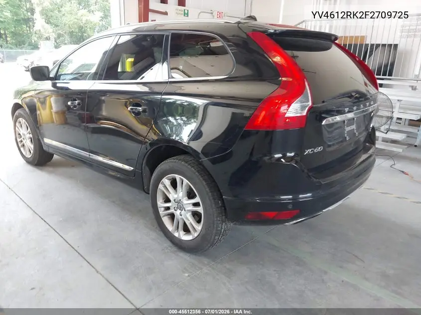 2015 Volvo Xc60 T5/T5 Premier VIN: YV4612RK2F2709725 Lot: 45512356