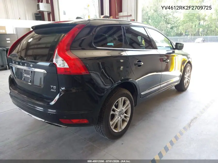 2015 Volvo Xc60 T5/T5 Premier VIN: YV4612RK2F2709725 Lot: 45512356