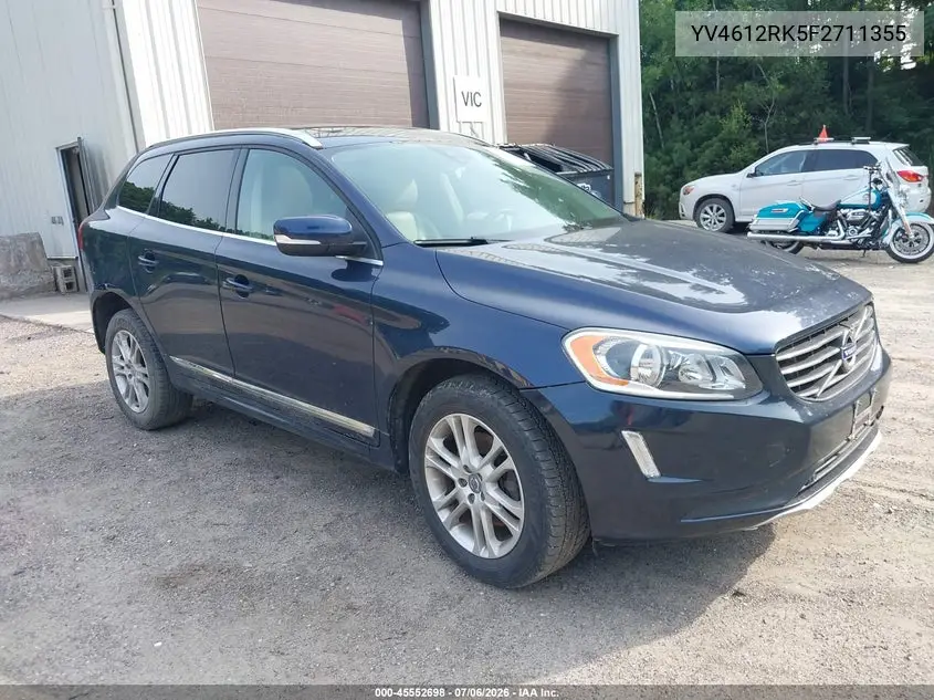 2015 Volvo Xc60 T5/T5 Premier VIN: YV4612RK5F2711355 Lot: 45552698