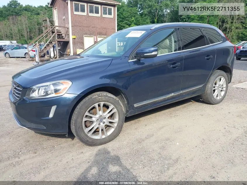 2015 Volvo Xc60 T5/T5 Premier VIN: YV4612RK5F2711355 Lot: 45552698