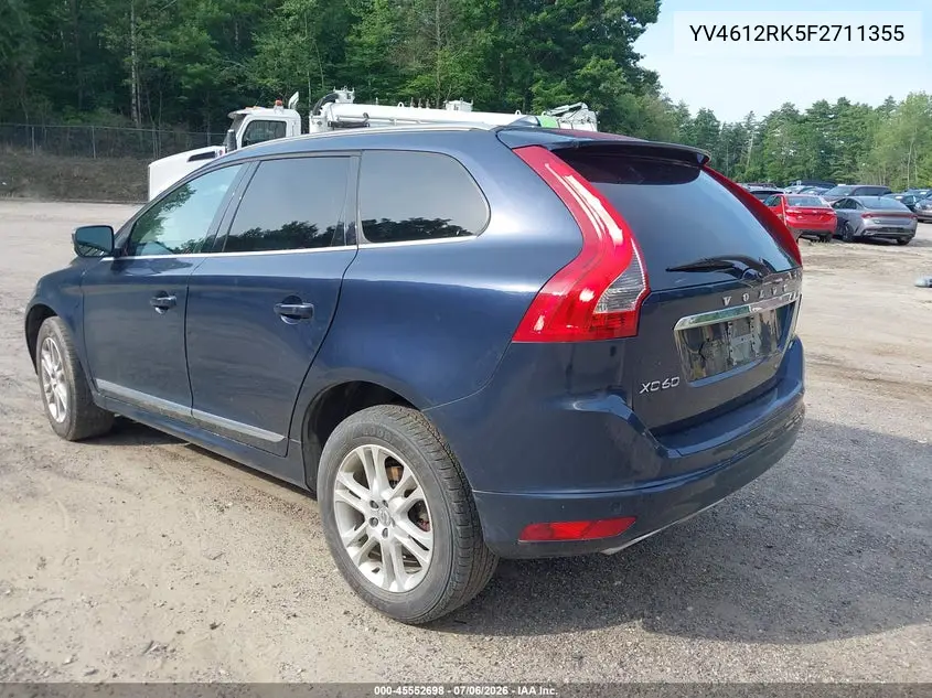 2015 Volvo Xc60 T5/T5 Premier VIN: YV4612RK5F2711355 Lot: 45552698