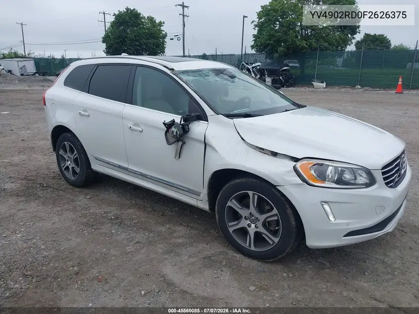 2015 Volvo Xc60 T6 Platinum VIN: YV4902RD0F2626375 Lot: 45560085