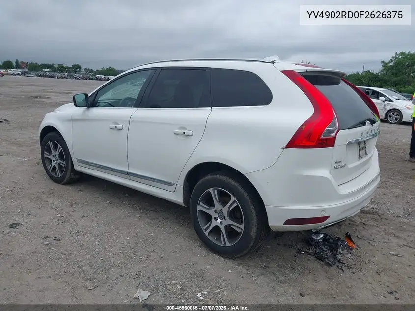 2015 Volvo Xc60 T6 Platinum VIN: YV4902RD0F2626375 Lot: 45560085