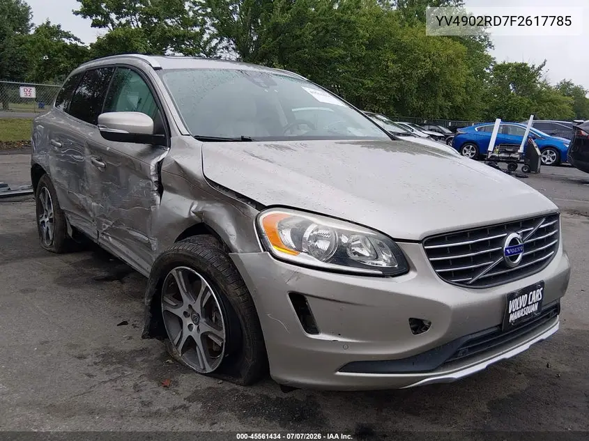2015 Volvo Xc60 T6 Platinum VIN: YV4902RD7F2617785 Lot: 45561434