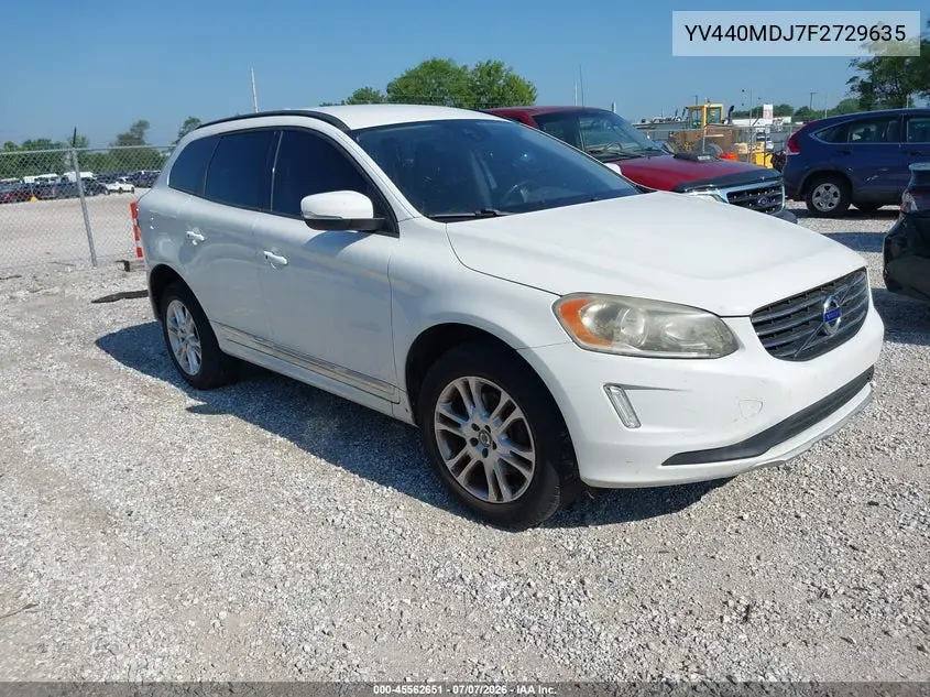2015 Volvo Xc60 T5 VIN: YV440MDJ7F2729635 Lot: 45562651