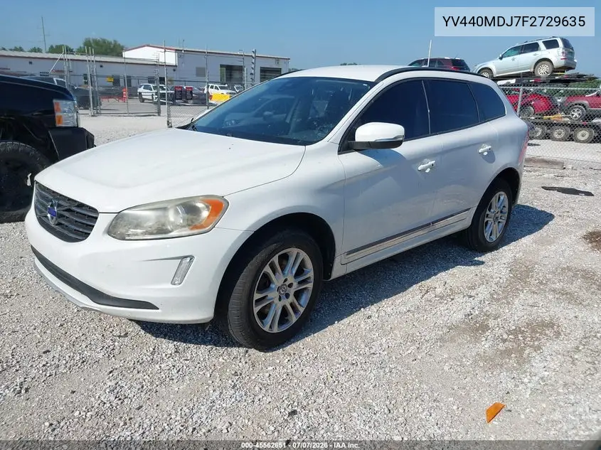 2015 Volvo Xc60 T5 VIN: YV440MDJ7F2729635 Lot: 45562651